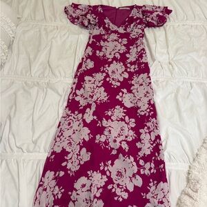 Abercrombie & Fitch Pink Floral Dress